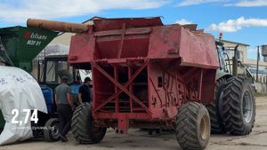 Мобильное зернохранилище в рукавах запущено в МитеосАгро 🚜🌾