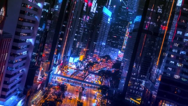 Неоновый город:. Эмбиент-музыка из мира настоящего киберпанка смотреть онлайн