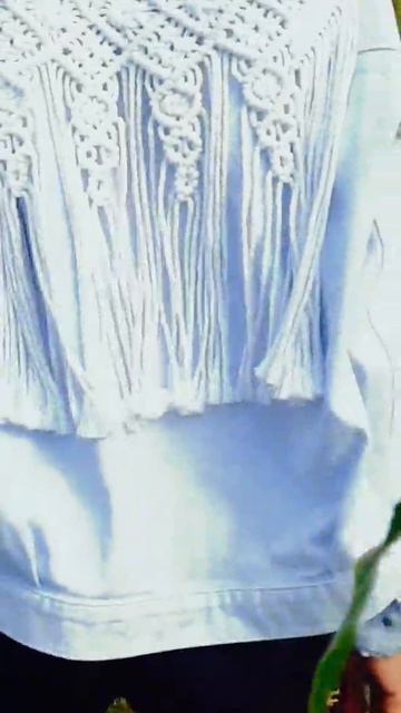 Джинсовка макраме 🤍 смотреть онлайн