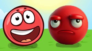 Новый КРАСНЫЙ ШАР, Красныш спасает деревню красных шариков, мультик игра
