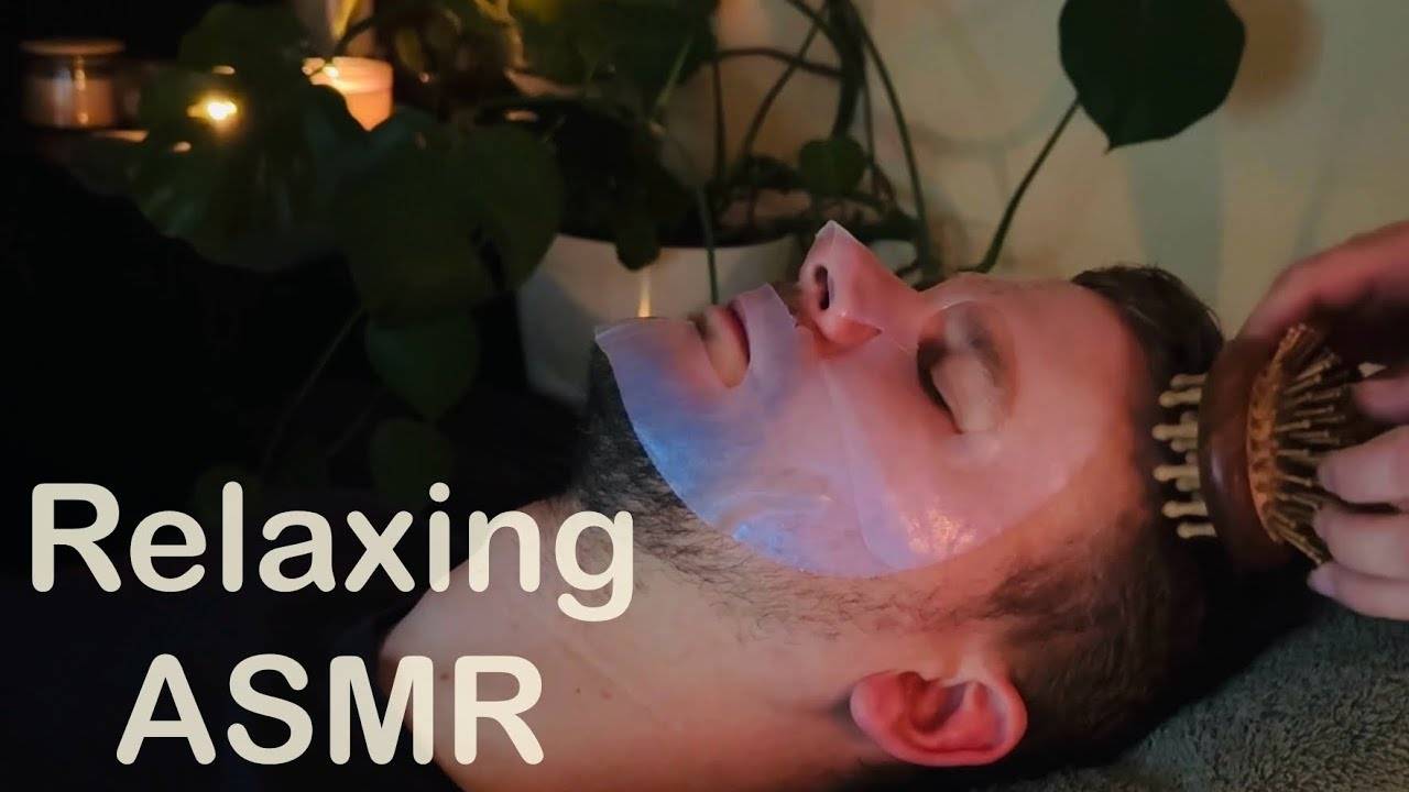 ASMR ДОМАШНИЙ МАССАЖ ЛИЦА И ГОЛОВЫ