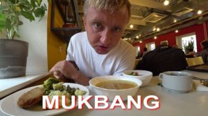 Мукбанг. Вкусно и недорого. Столовая у станции метро Лужники.