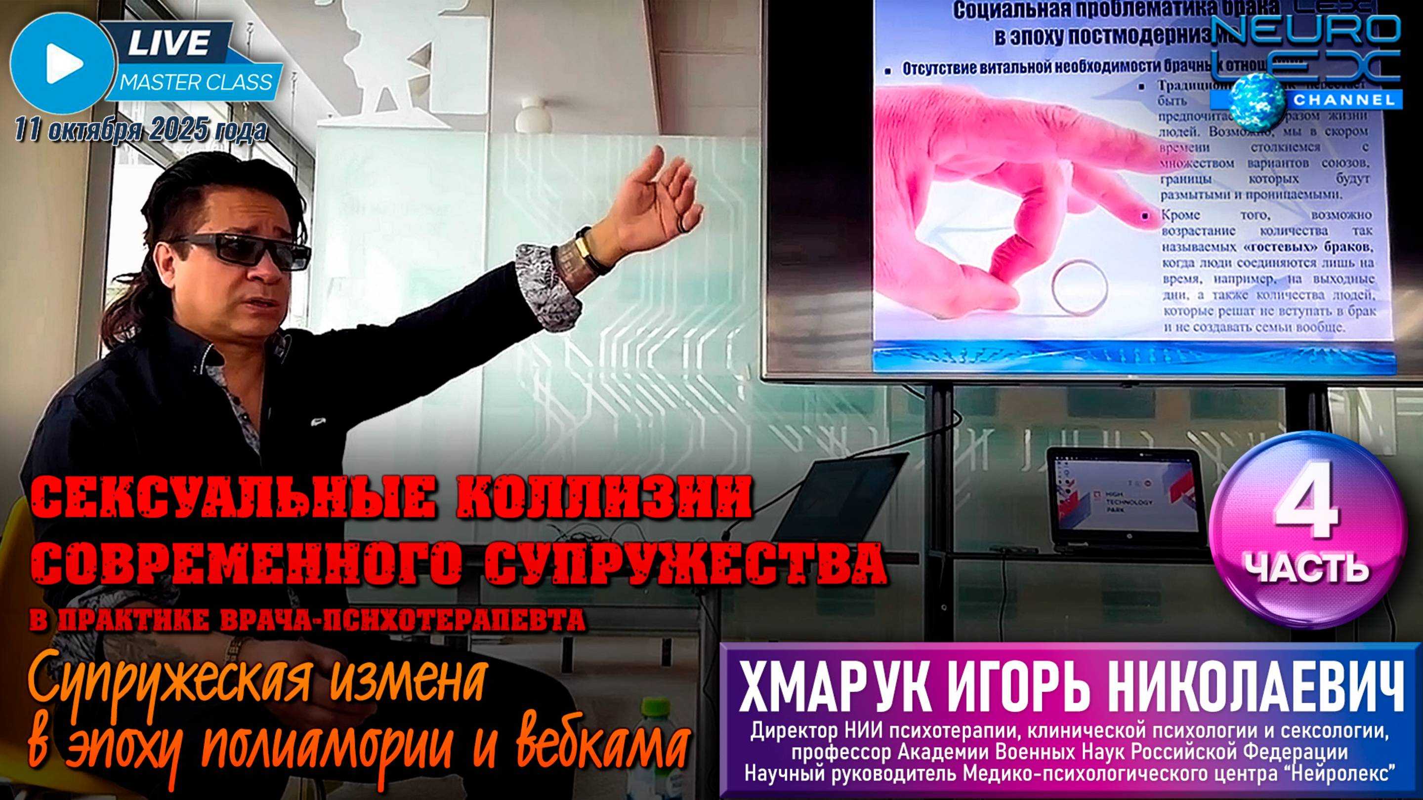 Мастер-класс "Сексуальные коллизии современного супружества". Часть 4.