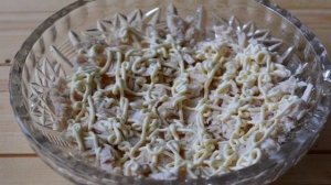 Салат слоями с курицей