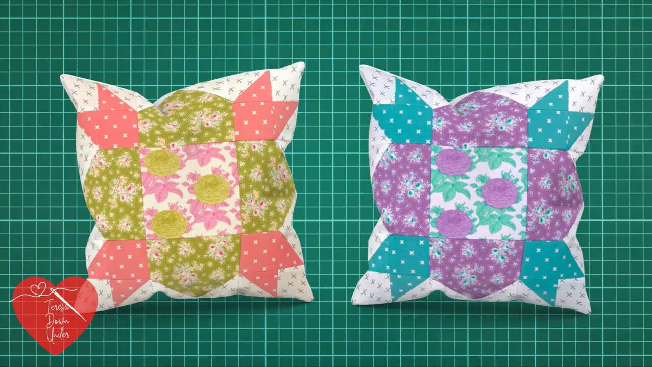 Превратите свои бесхозные лоскутные блоки в подушки. смотреть онлайн