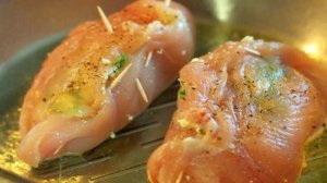 Рулетики из куриной грудки
