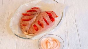 Куриная грудка на кости в духовке