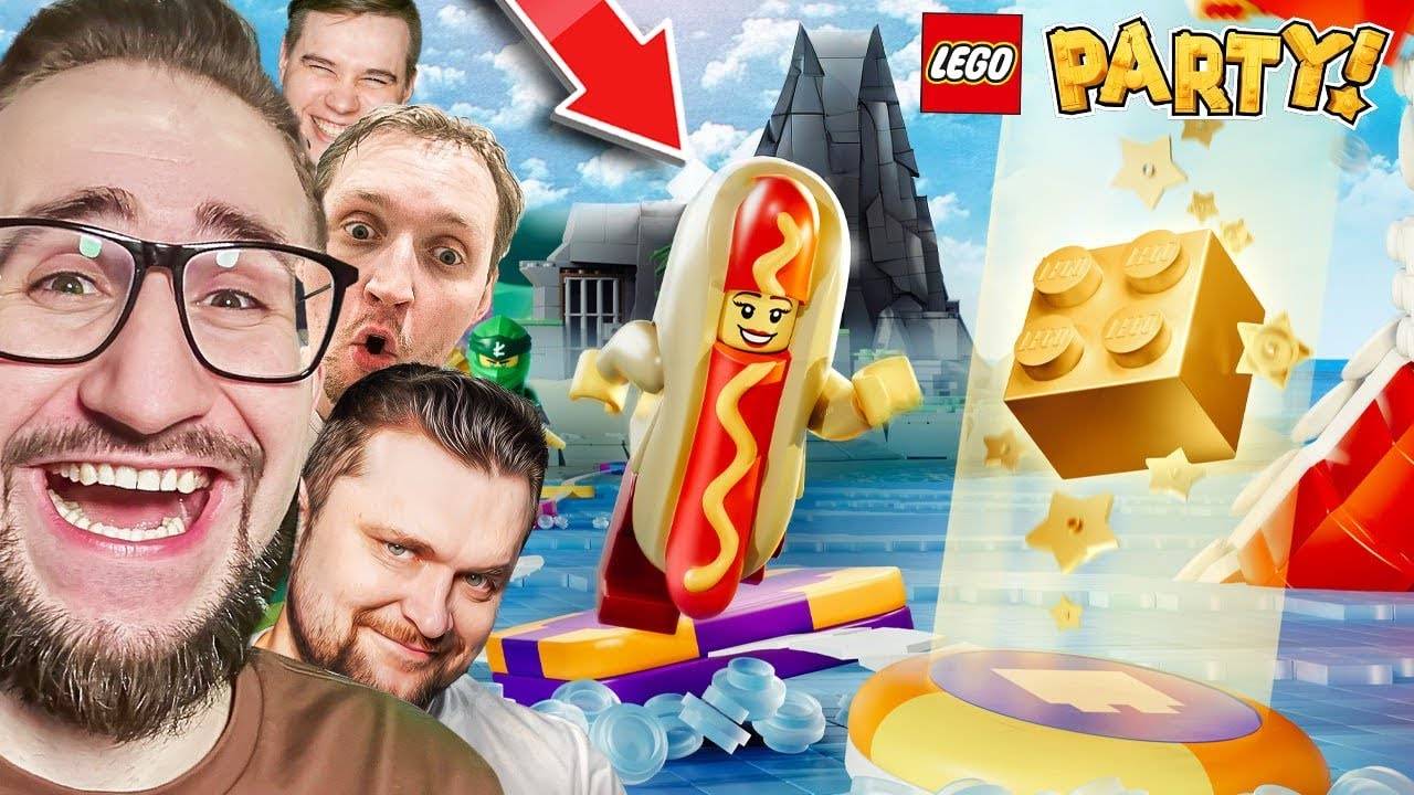 НАСТОЛЬНАЯ ИГРА но В LEGO! ЭТО В 100 РАЗ ЛУЧШЕ PUMMEL PARTY смотреть онлайн
