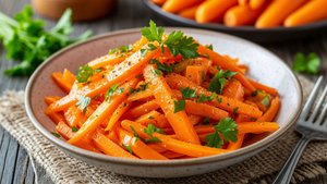 ️ Салат из моркови как в школьной/рабочей столовой — вкус детства!