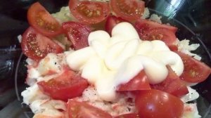 Салат из камчатского краба