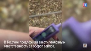 В Госдуме предложили ввести уголовную ответственность за оборот вейпов