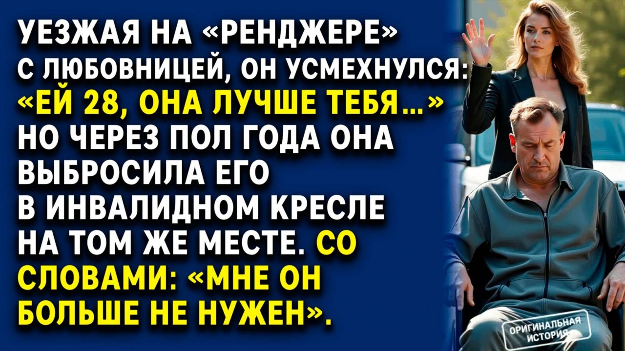 Он сбежал к любовнице, а вернулся в инвалидном кресле. Слушать аудиорассказы
