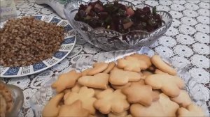 УЖИН постные рецепты|ПЕЧЕНЬЕ на РАССОЛЕ|вкусные КОТЛЕТЫ из ОВСЯНЫХ ХЛОПЬЕВ|гречка и салат со свеклы