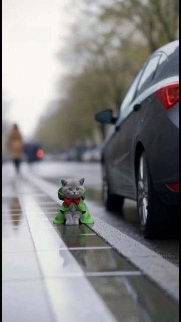 Котик-огнемётик против автоледи! #милыеживотные #милыекотята #meow #meme #meowing смотреть онлайн