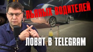 Пьяных водителей ловят в Telegram
