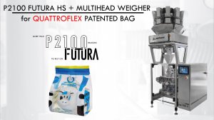 Penta 2100 FUTURA HS + Мультиголовочные весы — Упаковка QUATTROFLEX — Шарики моцареллы в рассоле