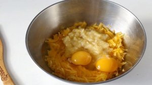 Оладьи из тыквы с бананом