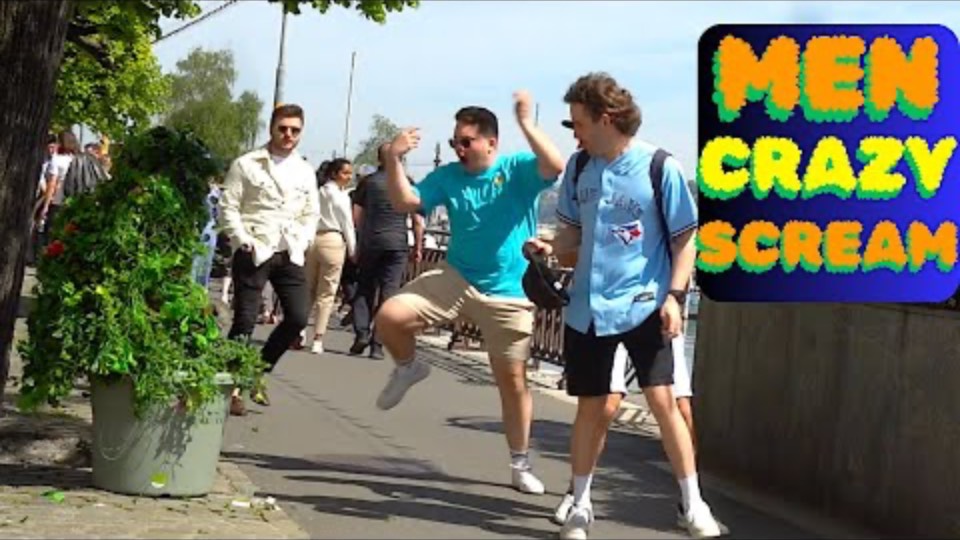 MEN ALSO SCREAM BETTER THAN WOMEN BUSHMAN PRANK #prank #funny#Comedy#fun смотреть онлайн
