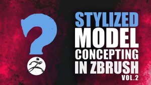 КОНЦЕПТИРОВАНИЕ СТИЛИЗОВАННОЙ МОДЕЛИ В ZBRUSH #zbrush #gamedev #3dgamedevtutorial