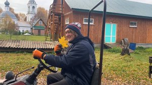 Рыжий лист кленовый (Осень на Волге)