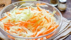 Салат Скороспелка из капусты