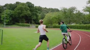Ryan Martin (1500 m PB 3.37) mile workout 8*400 56s