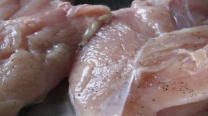 Куриная грудка с яблоками