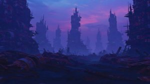 METALLIC WIND | Dark Dystopian Ambient | Alien World Soundscape | Dystopian Ambience, Background