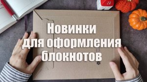 Новинки для оформления блокнотов. Осторожно! Очень красиво 🫶