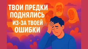 Твои предки поднялись из-за твоей ошибки! Срочное сообщение!