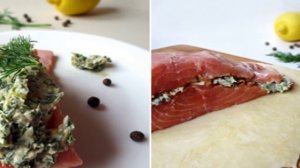 Пирог с лососем