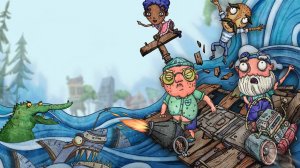 Треш. Угар. Безумие - Trash Sailors - Co-Op Trash Raft Simulator