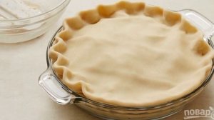 Пирог с лимоном и яблоками