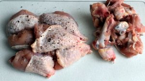 Пирог с куриными ножками