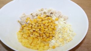 Салат Шапка Снегурочки