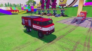 МУЛЬТИК ПРО ПОЛИЦЕЙСКИЕ И ПОЖАРНЫЕ МАШИНКИ. КРАСОЧНОЕ ДЕТСКОЕ ВИДЕО.