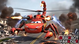 От лихорадки к ярости — Вертолет-Скорпион Маккуин против котенка-героя