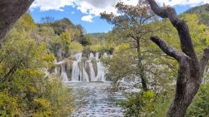 820.Жемчужные, хорватские водопады.