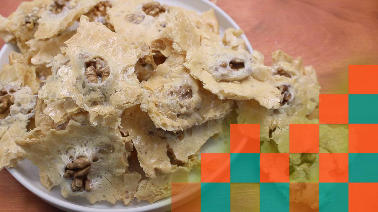 Маршмеллоу с орехами