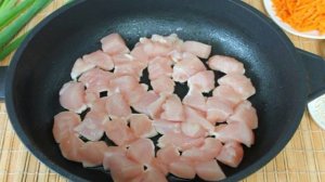 Куриная грудка с корейской морковью