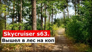 Skycruiser s63. Вышел в лес на коп.