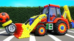 Мультики для детей. Воздушные шарики превращаются в животных и авто технику. Мультики для малышей