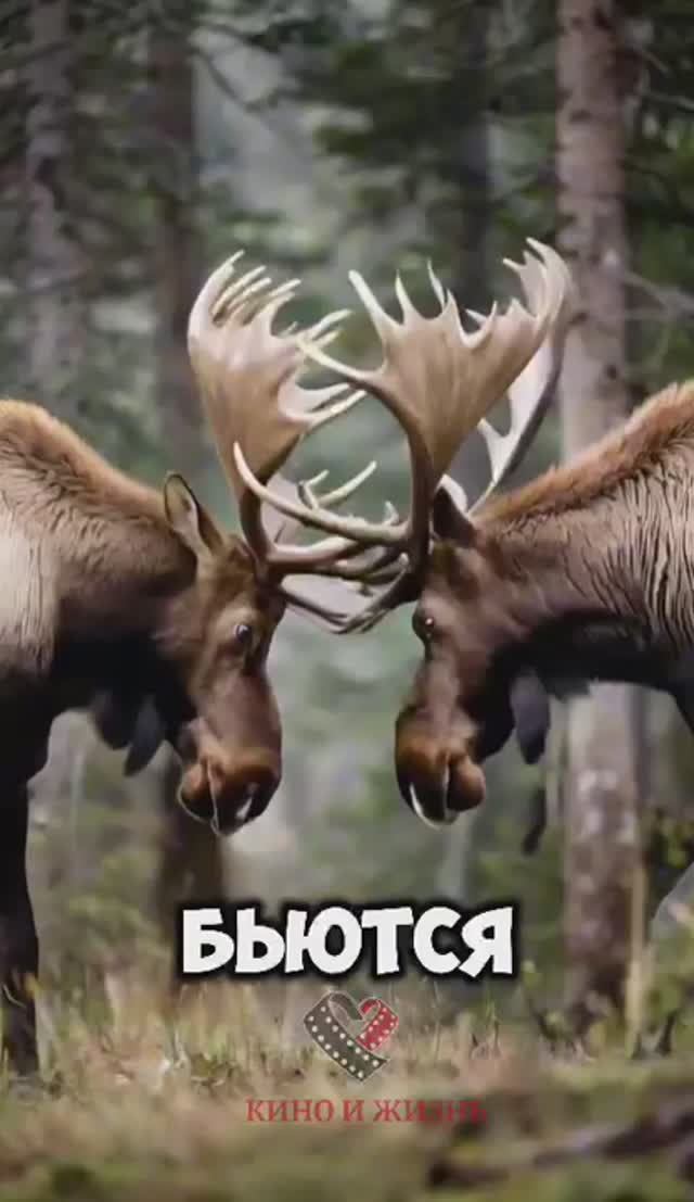 Брачный сезон у лосей