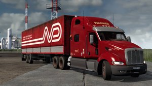 429 / ETS2 1.56 / Peterbilt 387 / Русская сборка / Взял груз на Магадан.