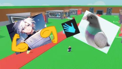 я вызвал голубка один на один в стил е бреинрот Roblox