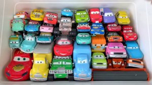 Обзор распаковки множества машинок Disney Pixar _ Машинки Lightning Mcqueen Bubble ASMR