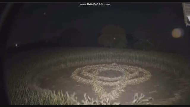 Аномальные явления мост в небе, летающий человек, круги на полях, танцы НЛО