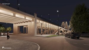 (Рыбинск-40) ВОЛЖСКИЙ МОСТ В НОВОМ СВЕТЕ