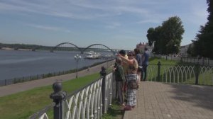 Завернули в Рыбинск после ночевки на Рыбинском море.