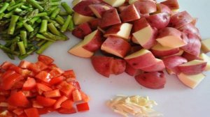 Куриная грудка с картошкой в духовке